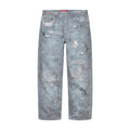 Supreme HJR Trompe L¡¯Oeil Loose Fit Jeans Light Luxury Station