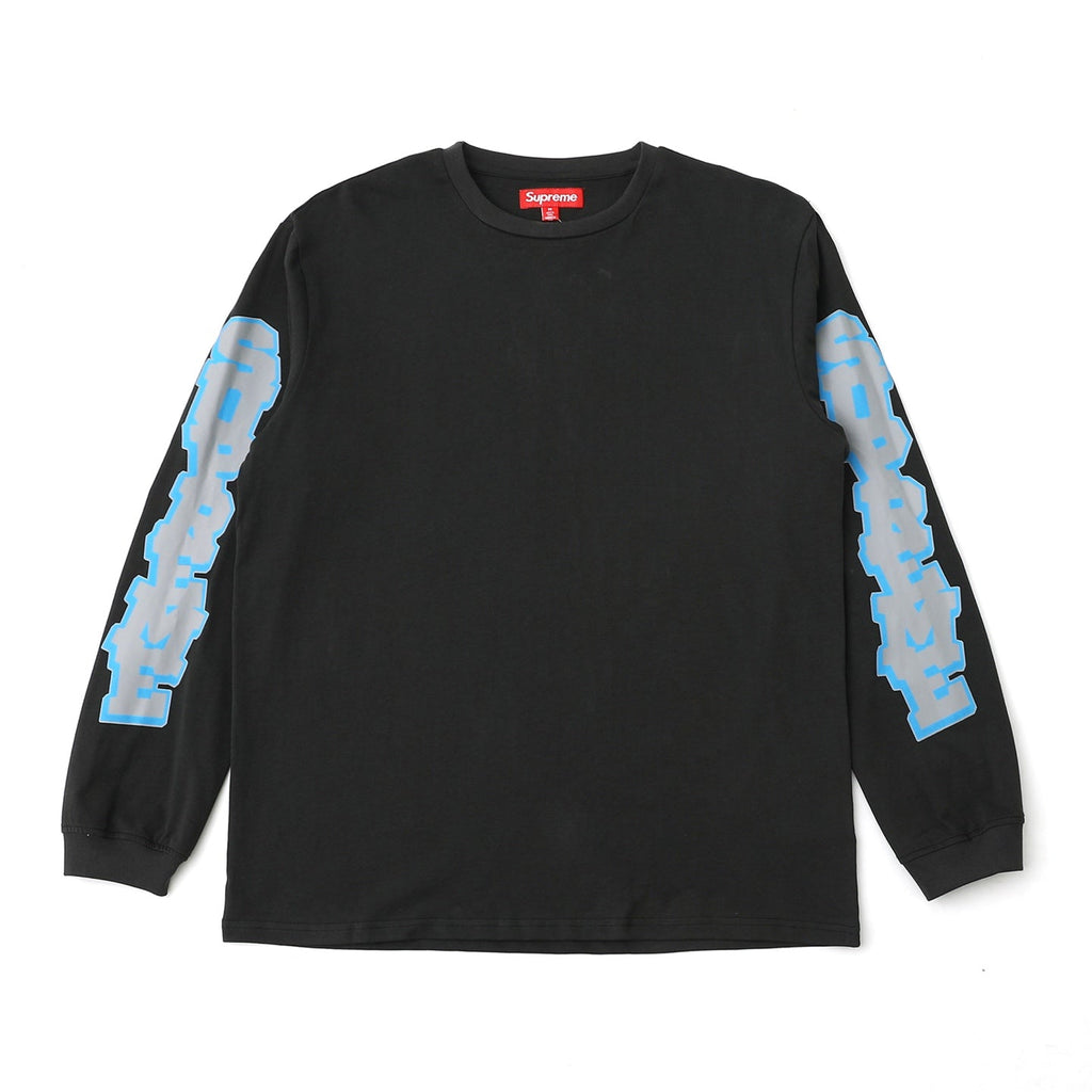 Cracked Sleeve Print Long Sleeve Tee THOM TREND