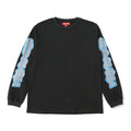 Cracked Sleeve Print Long Sleeve Tee THOM TREND