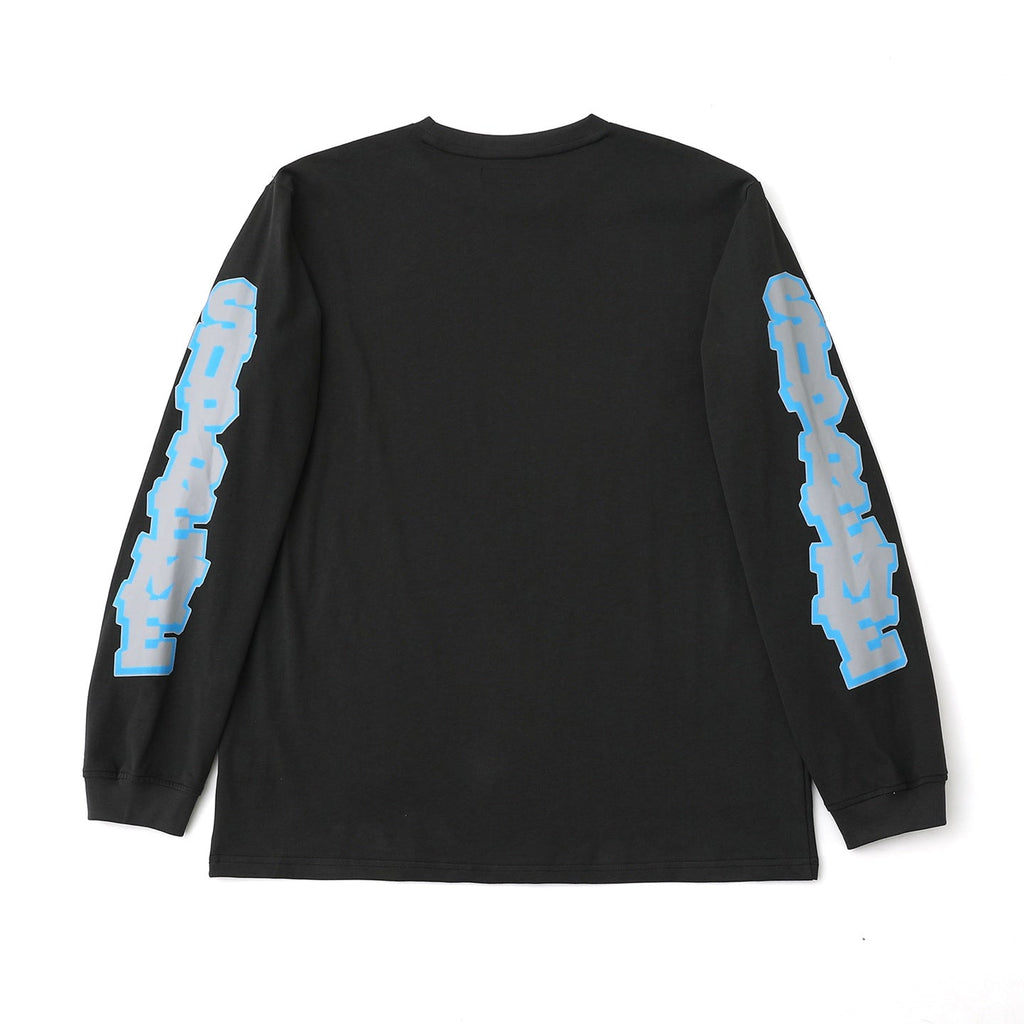 Cracked Sleeve Print Long Sleeve Tee THOM TREND