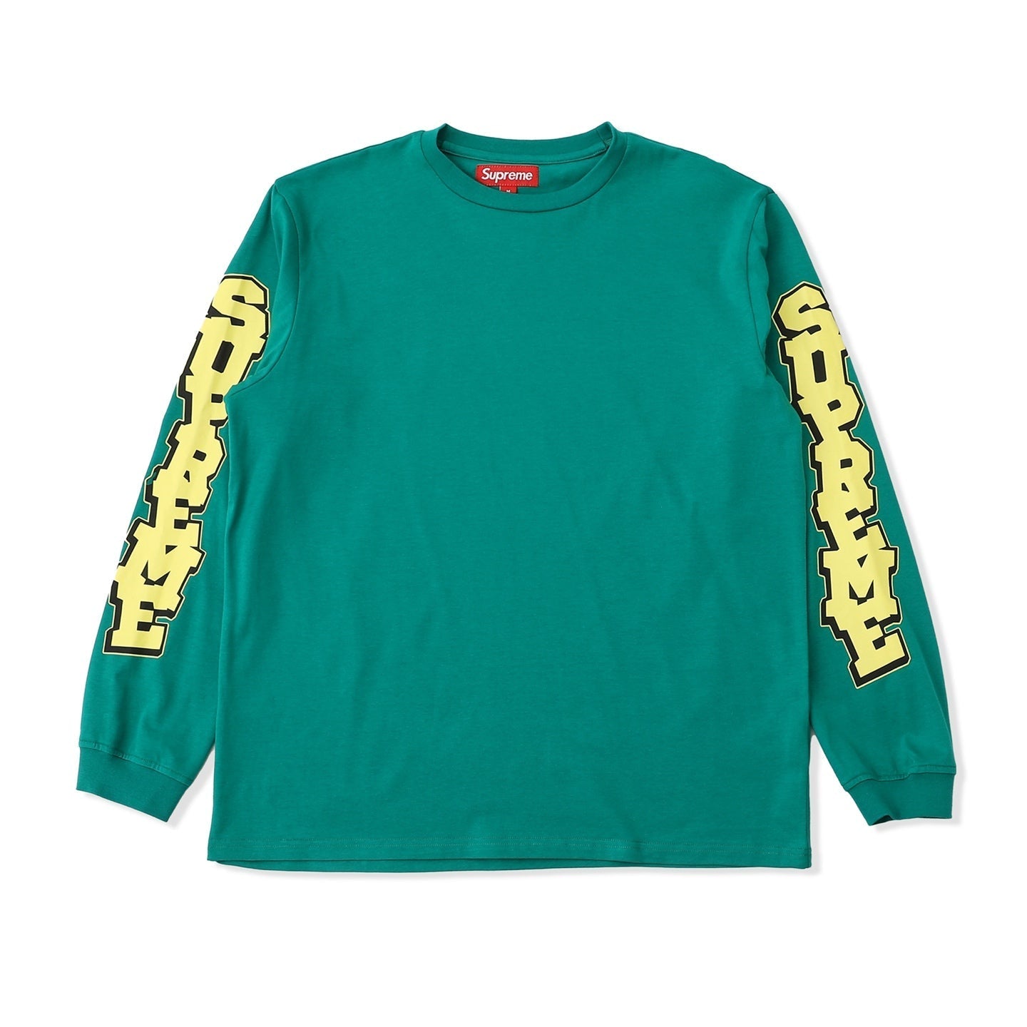 Cracked Sleeve Print Long Sleeve Tee THOM TREND