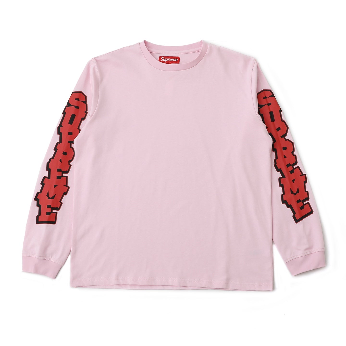 Cracked Sleeve Print Long Sleeve Tee THOM TREND