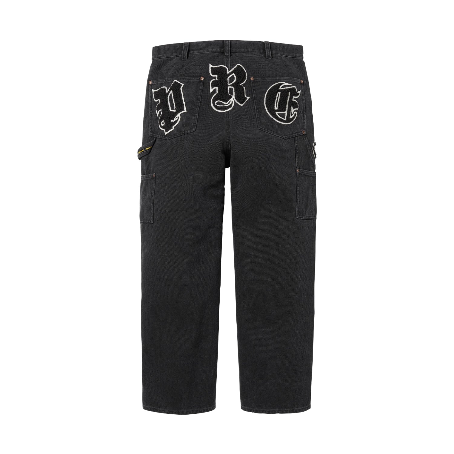 Vintage Embroidered Canvas Painter Jeans Light Luxury Station