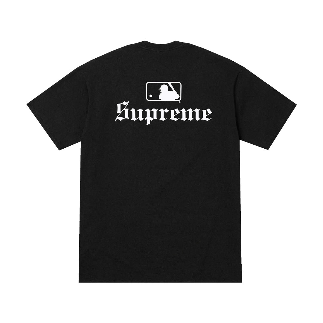 Script Letter Logo Print Short Sleeve Tee THOM TREND