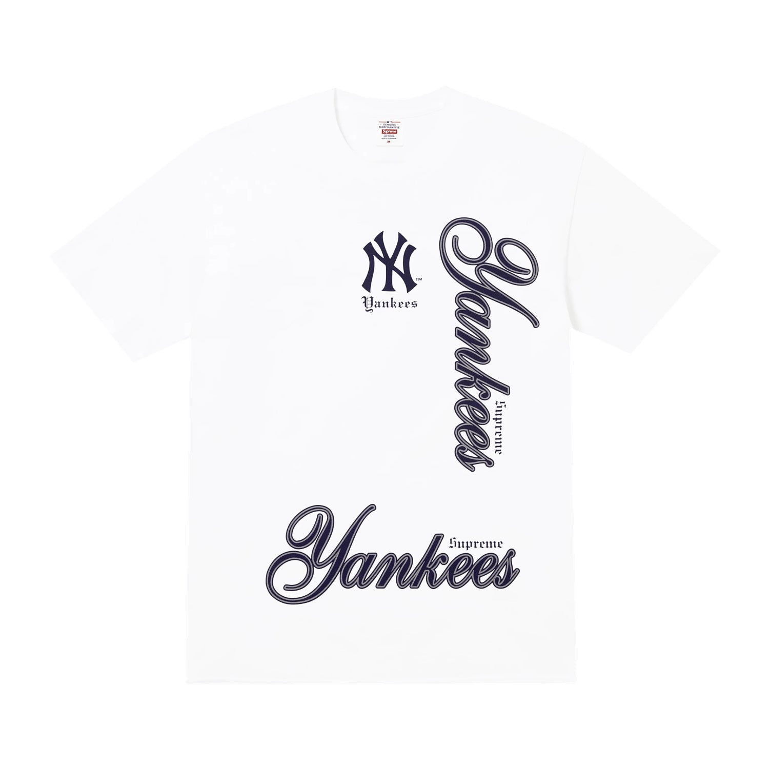 Script Letter Logo Print Short Sleeve Tee THOM TREND
