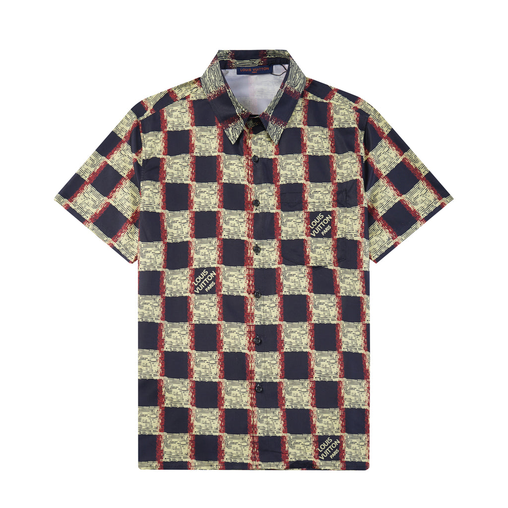 Embossed Logo Short Sleeve Shirt