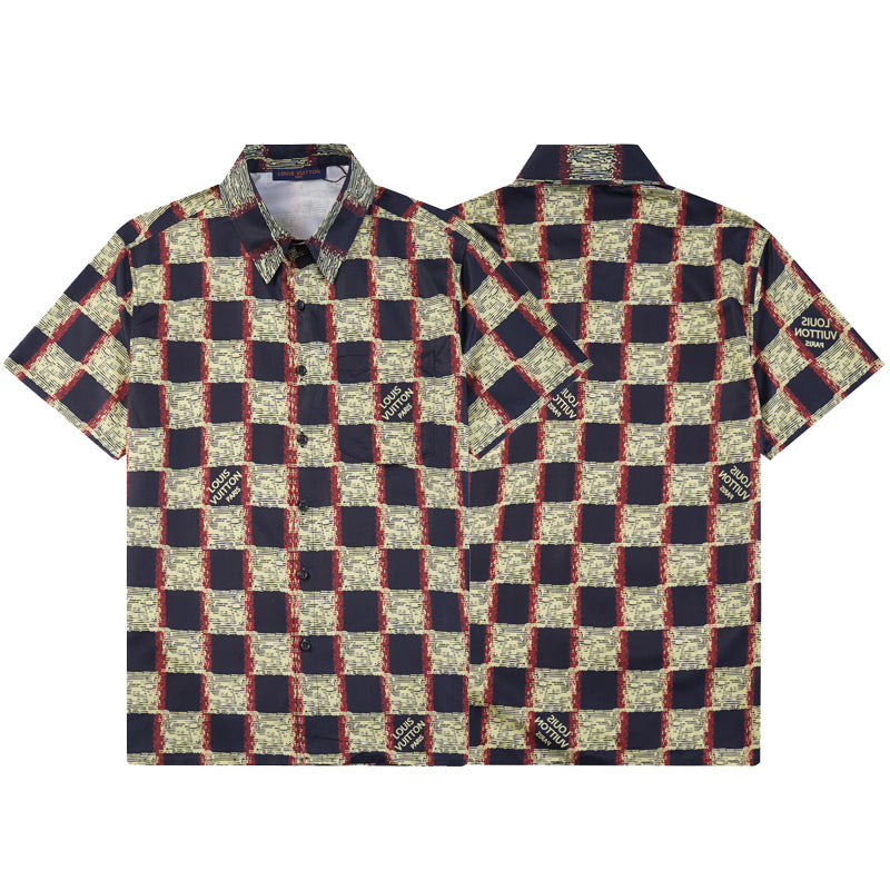 Embossed Logo Short Sleeve Shirt