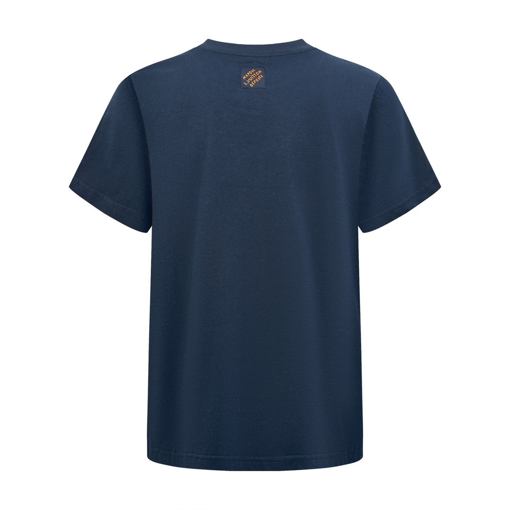 Logo Denim Short Sleeve Tee