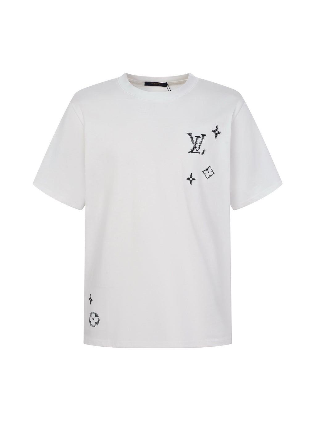 Logo Appliqué Embroidered Short Sleeve Tee