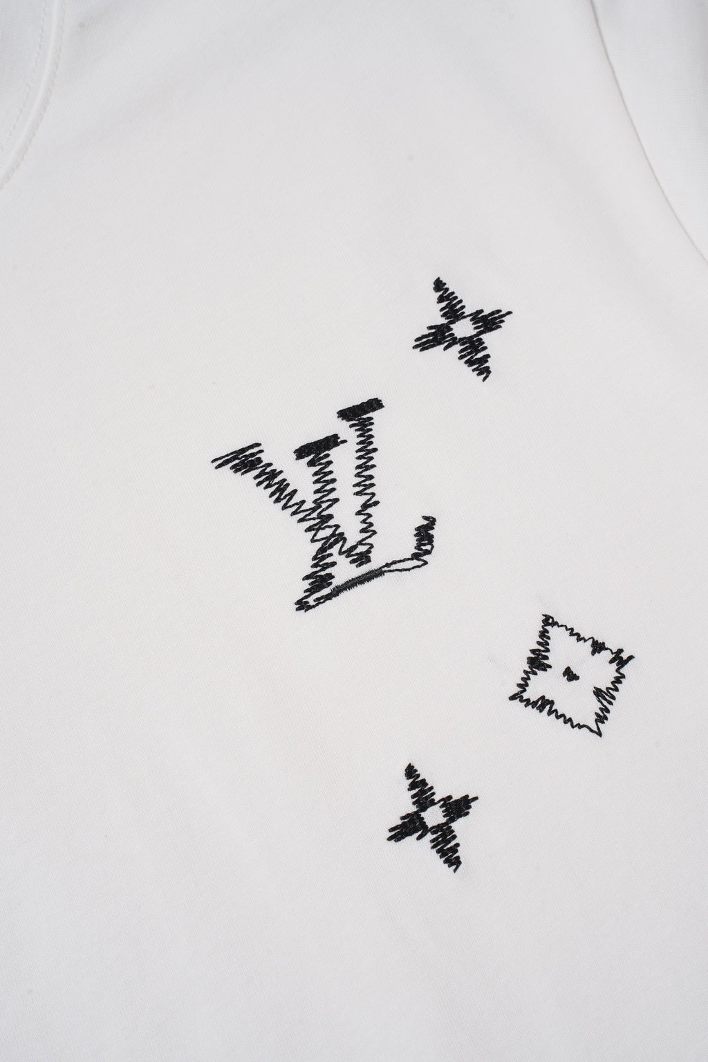 Logo Appliqué Embroidered Short Sleeve Tee