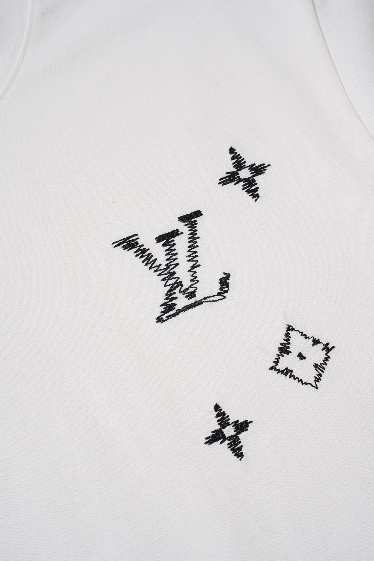Logo Appliqué Embroidered Short Sleeve Tee