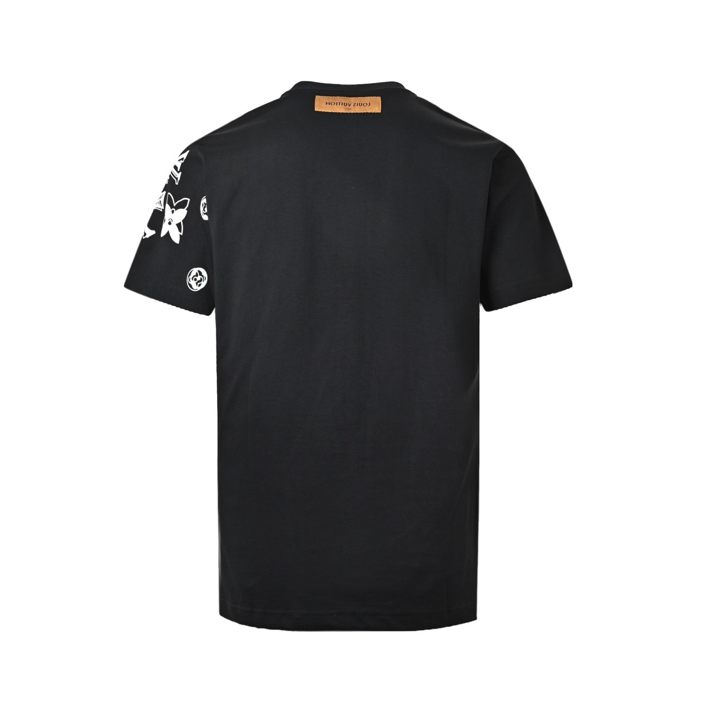 Double monogram print short-sleeved shirt