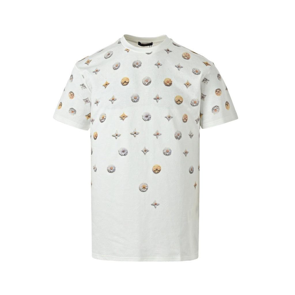 New Daisy Print Short-Sleeve T-Shirt