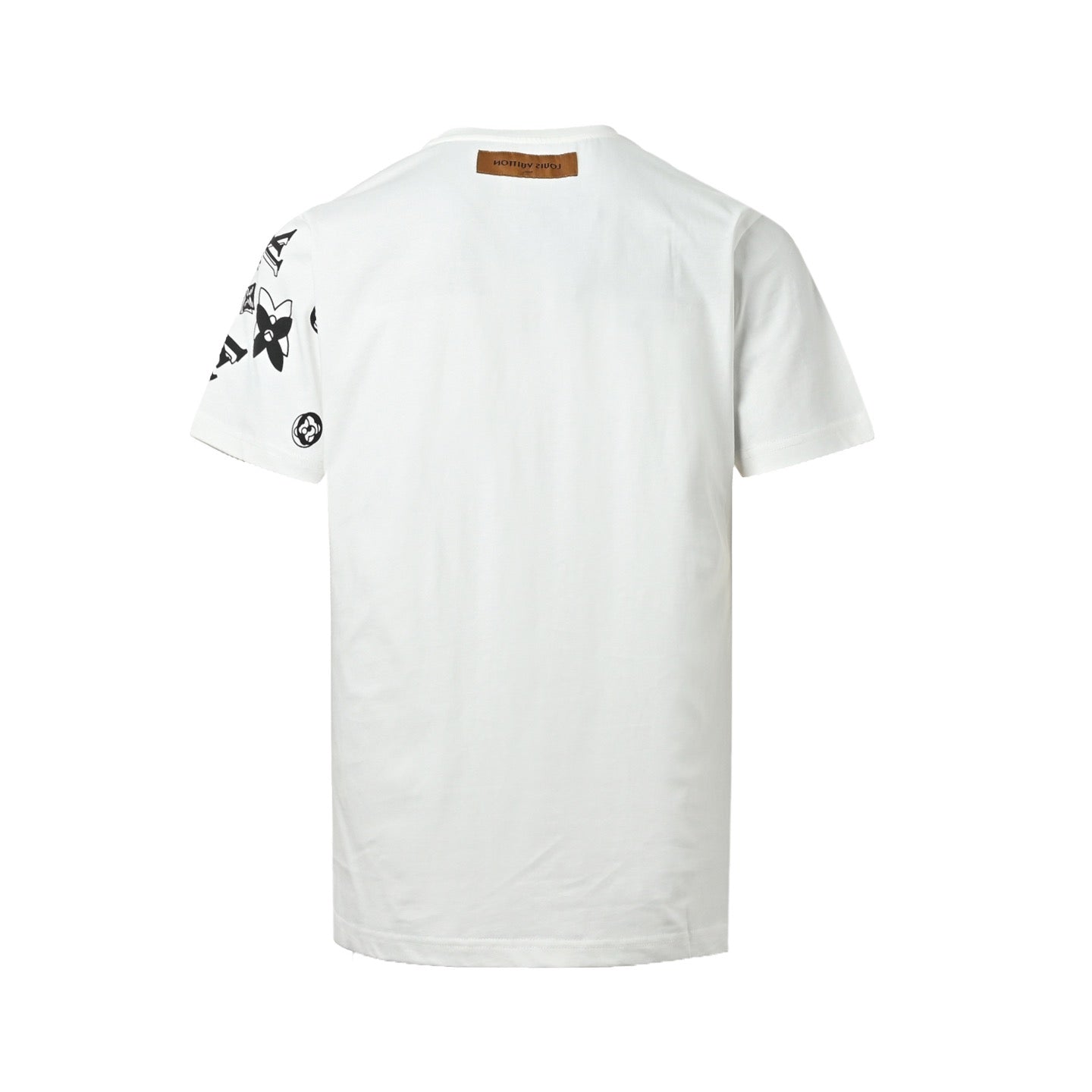 Double monogram print short-sleeved shirt