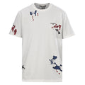 Ink Wash Monogram Print Short Sleeve Tee