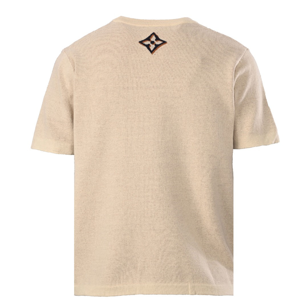 Monogram Jacquard Knit Short Sleeve Tee