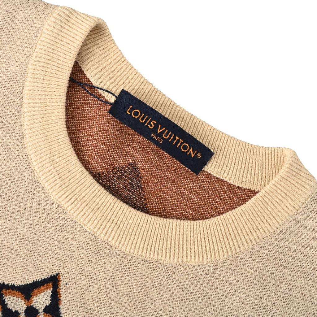 Monogram Jacquard Knit Short Sleeve Tee