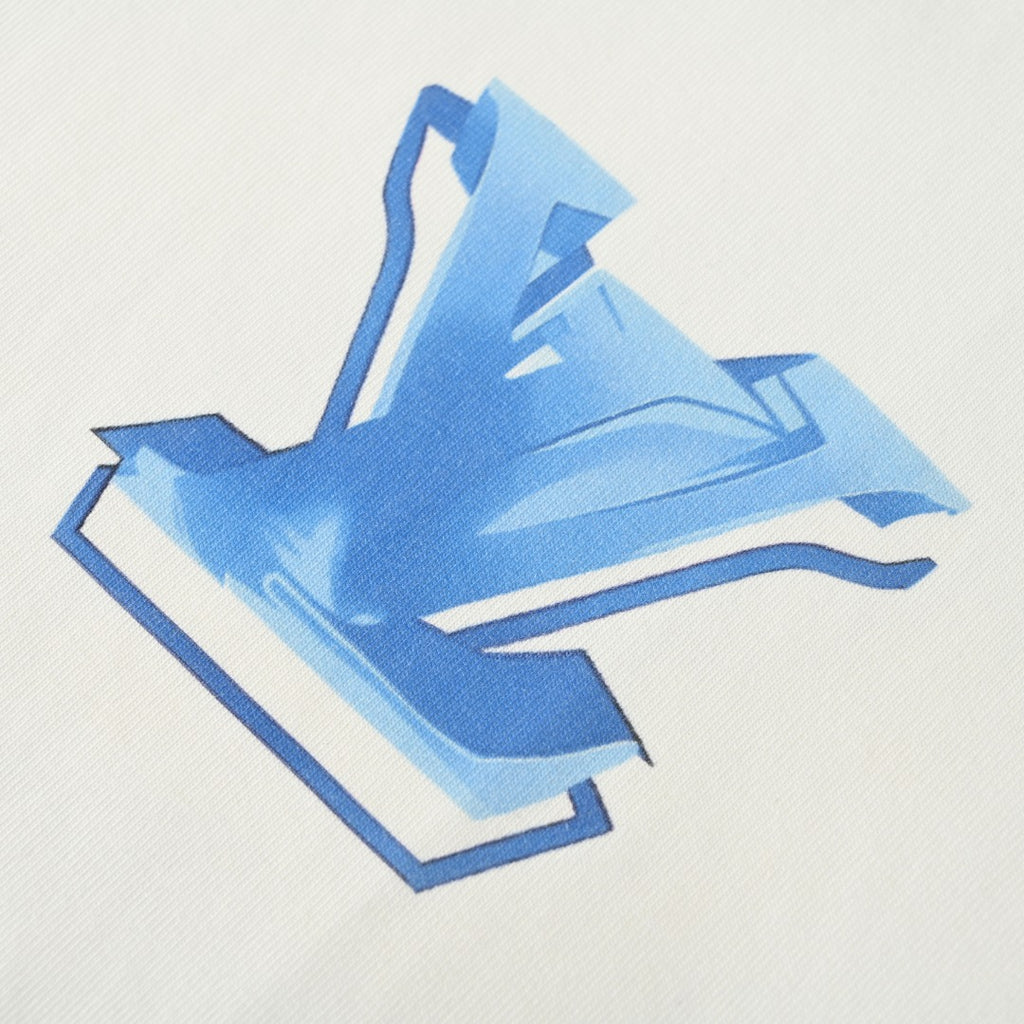 Ice Blue Crystal 3D Graphic Short Sleeve Tee