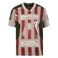 Sports jersey show style knit short-sleeved T-shirt
