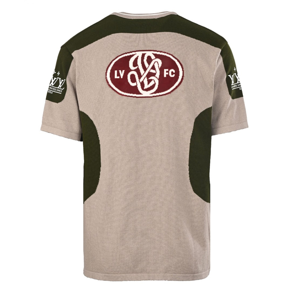Sports jersey show style knit short-sleeved T-shirt