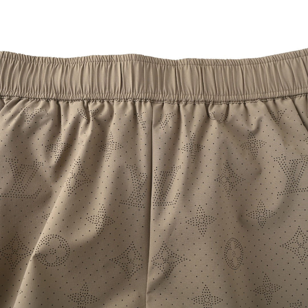Monogram Jacquard Ripstop Athletic Shorts