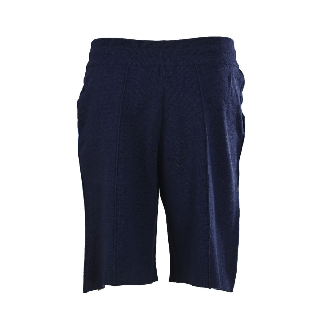 Monogram Jacquard Side-Stripe Knit Shorts