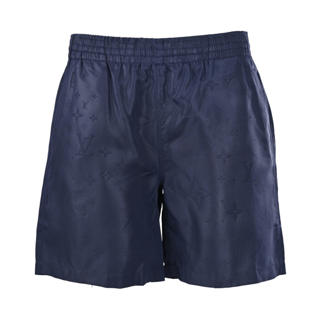 Tonal Allover Print Nylon Swim Shorts