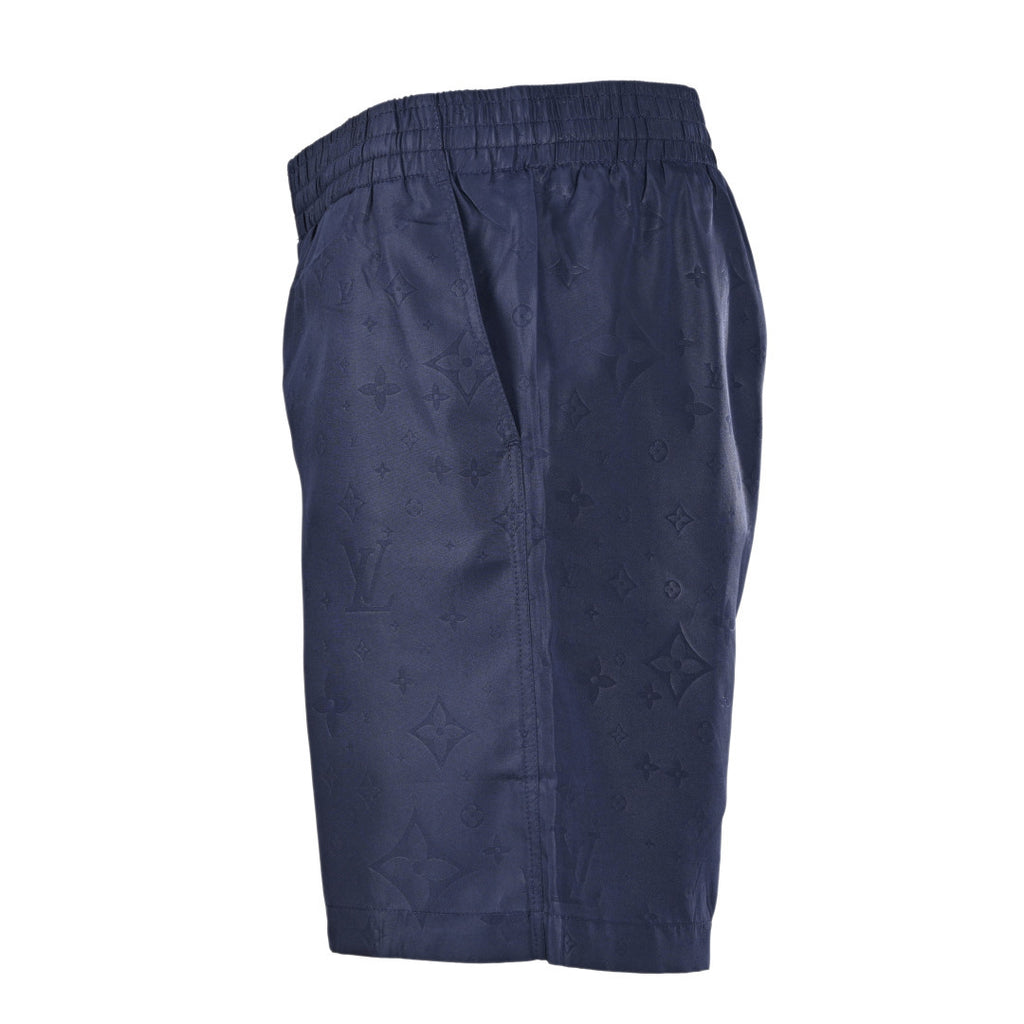 Tonal Allover Print Nylon Swim Shorts