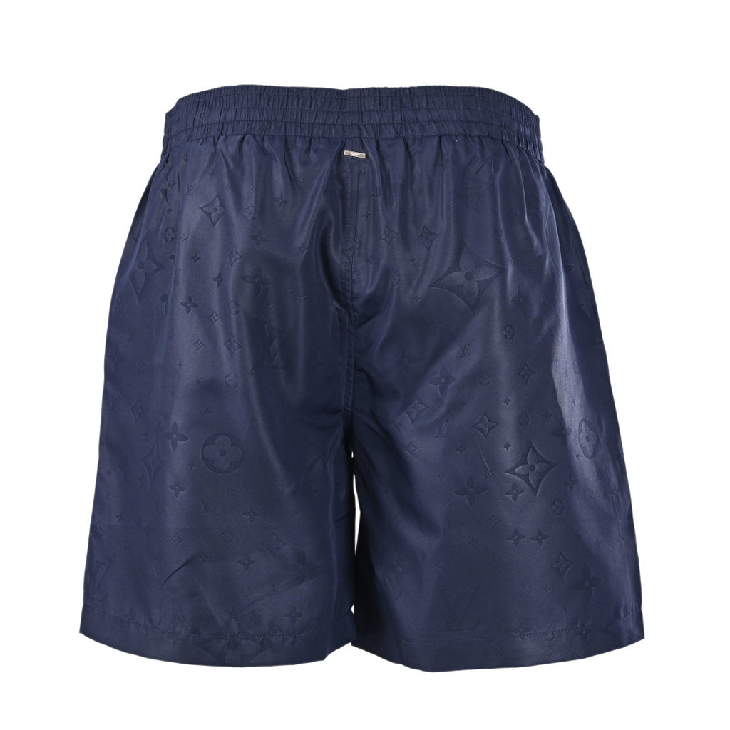 Tonal Allover Print Nylon Swim Shorts