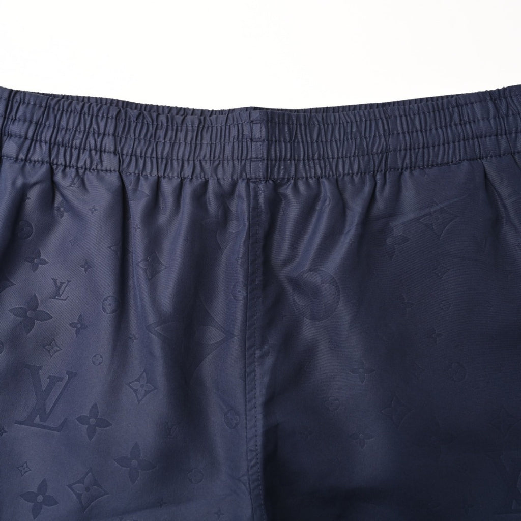 Tonal Allover Print Nylon Swim Shorts