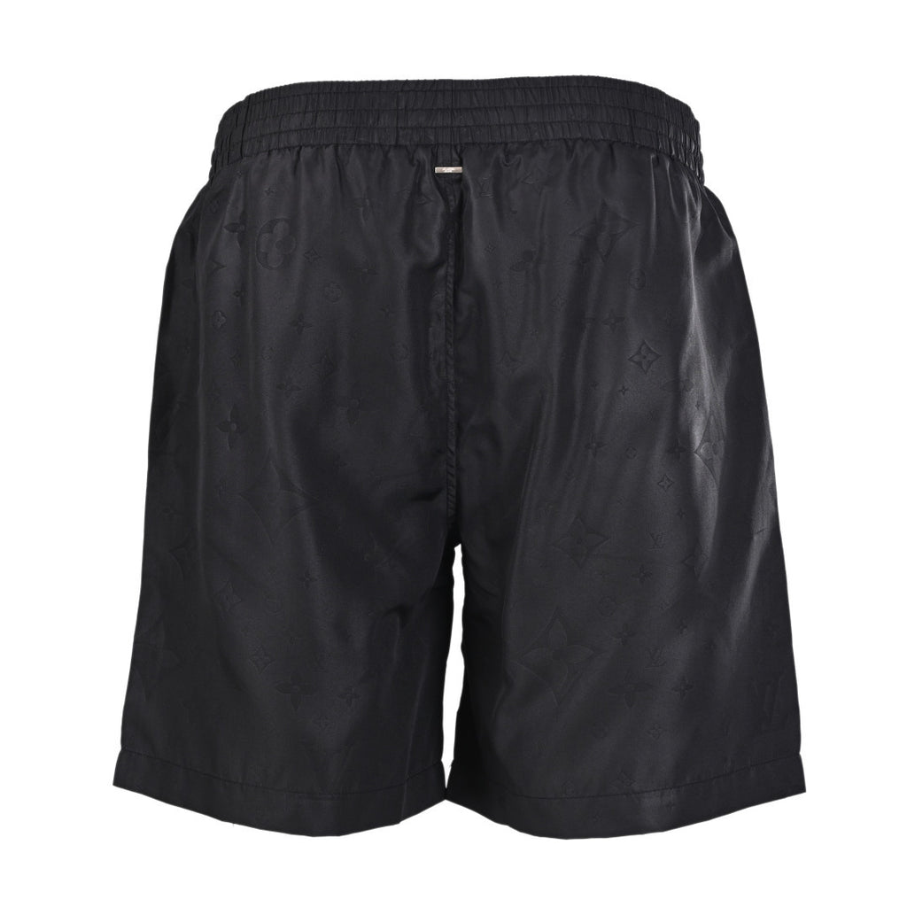 Tonal Allover Print Nylon Swim Shorts