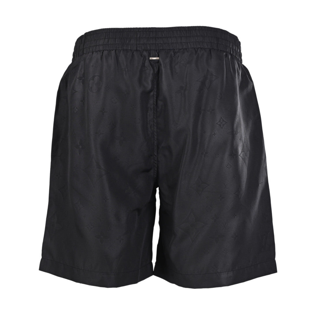 Tonal Allover Print Nylon Swim Shorts