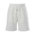 Tonal Monogram Embossed Fleece Shorts