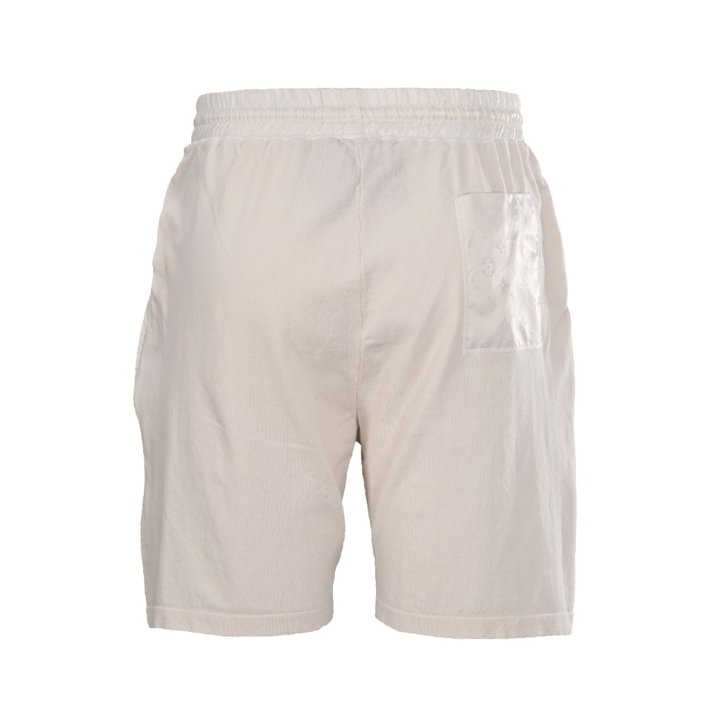 Jacquard Knit Nylon-Trim Drawstring Shorts