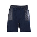Jacquard Knit Nylon-Trim Drawstring Shorts