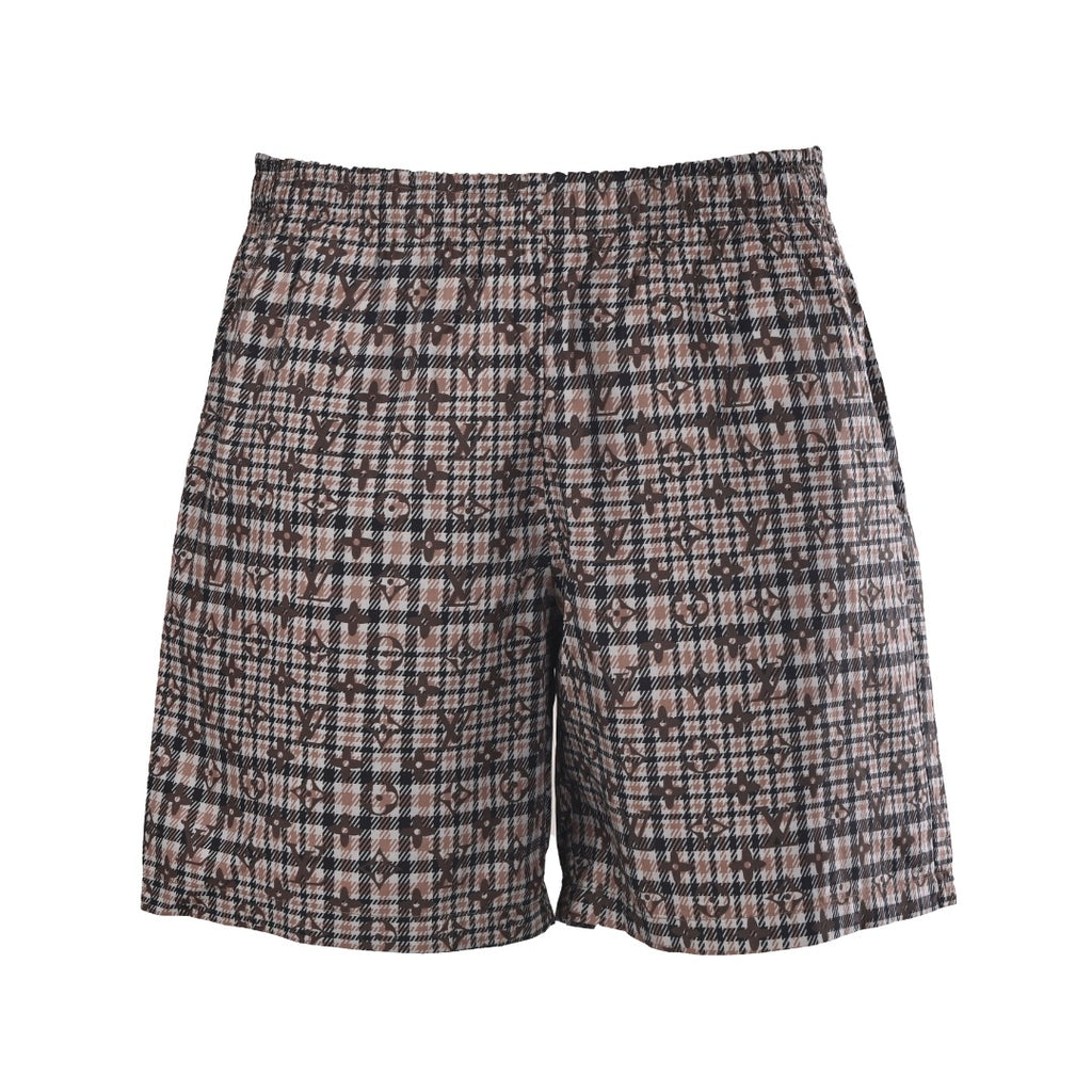 Monogram Plaid Shorts