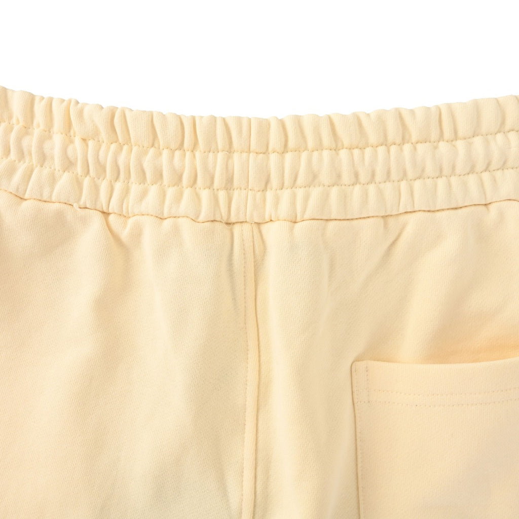Diamond Hem Embroidered Logo Shorts