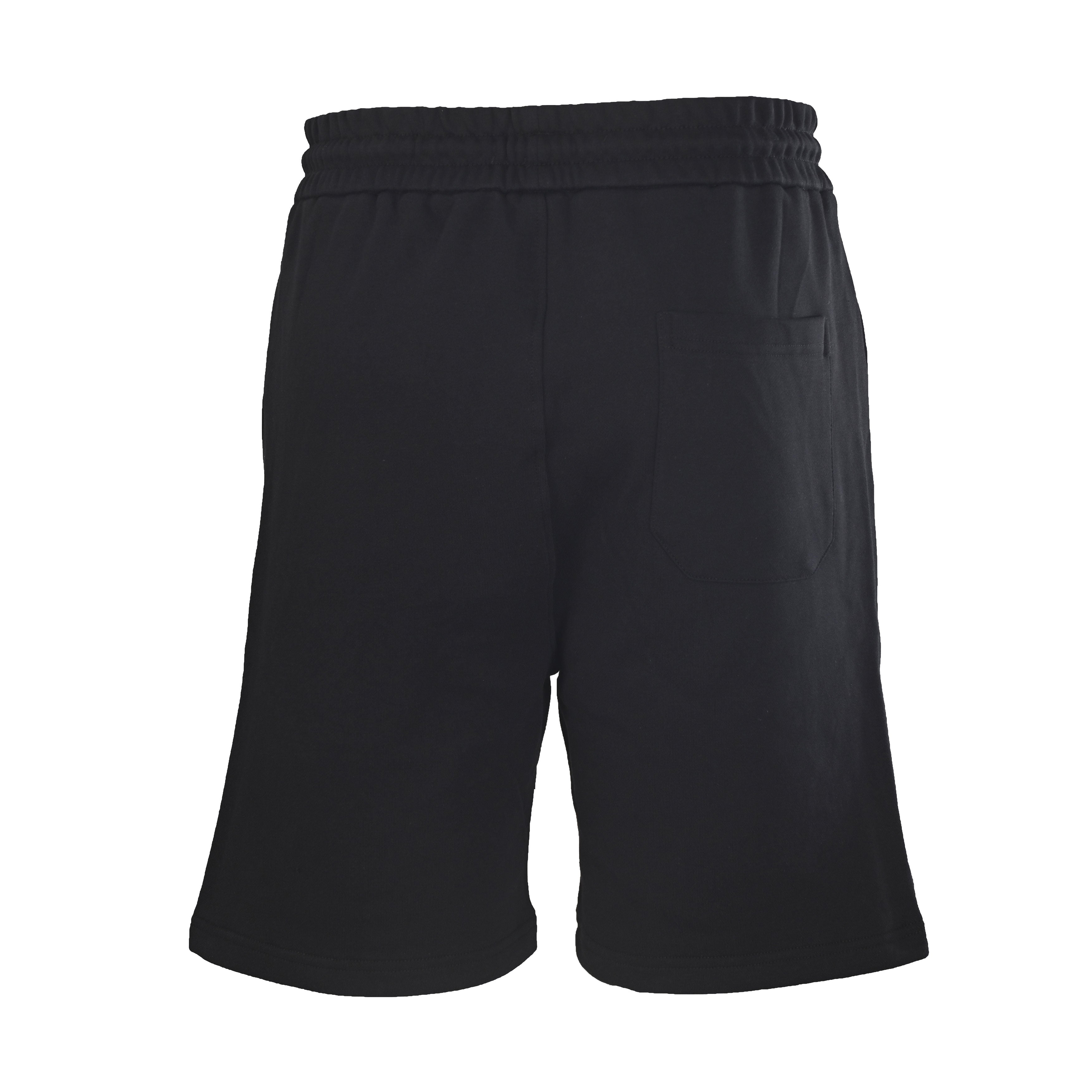 Diamond Hem Embroidered Logo Shorts