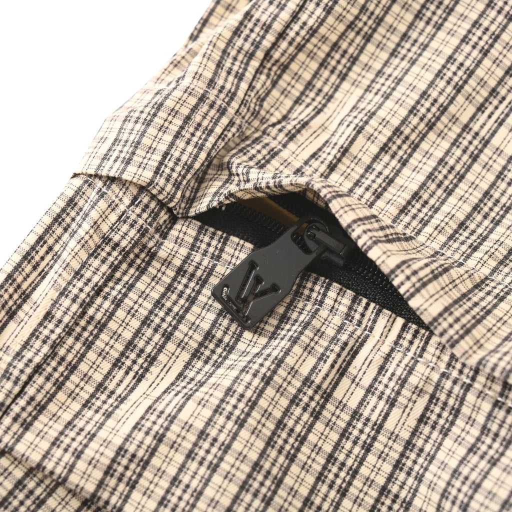 Pinstripe Convertible Cargo Trousers