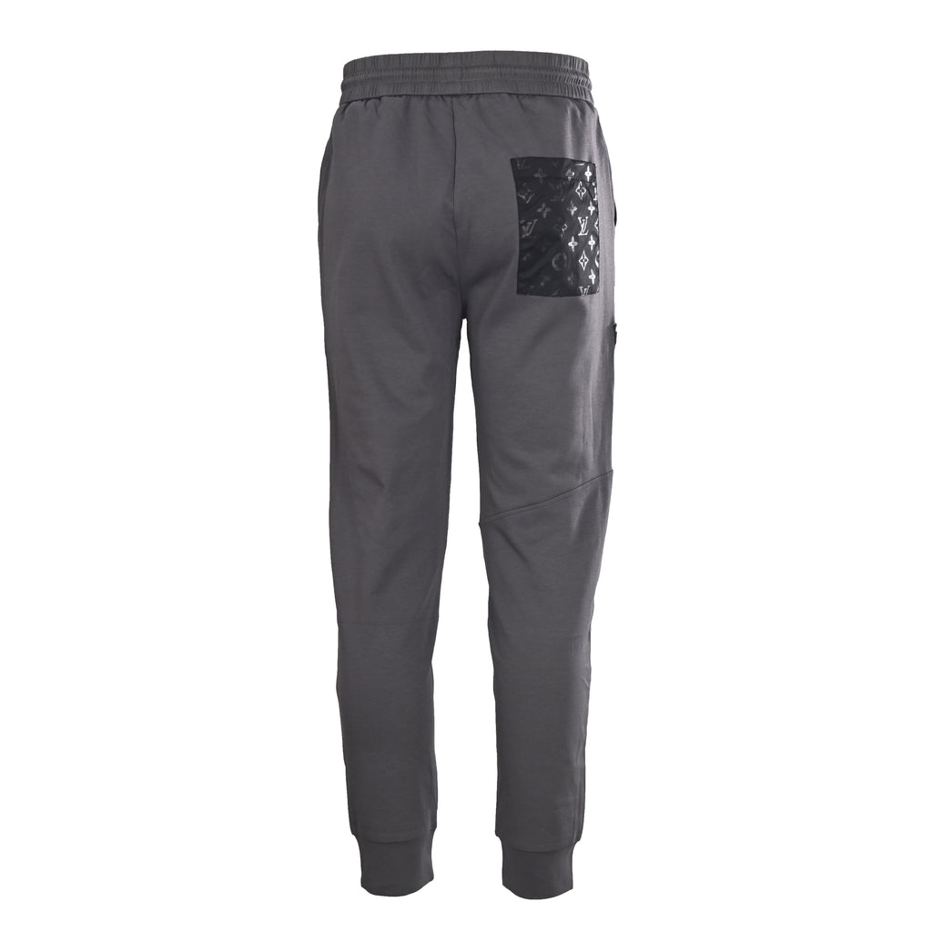 Printed Zip-Pocket Cuffed Jogger Trousers