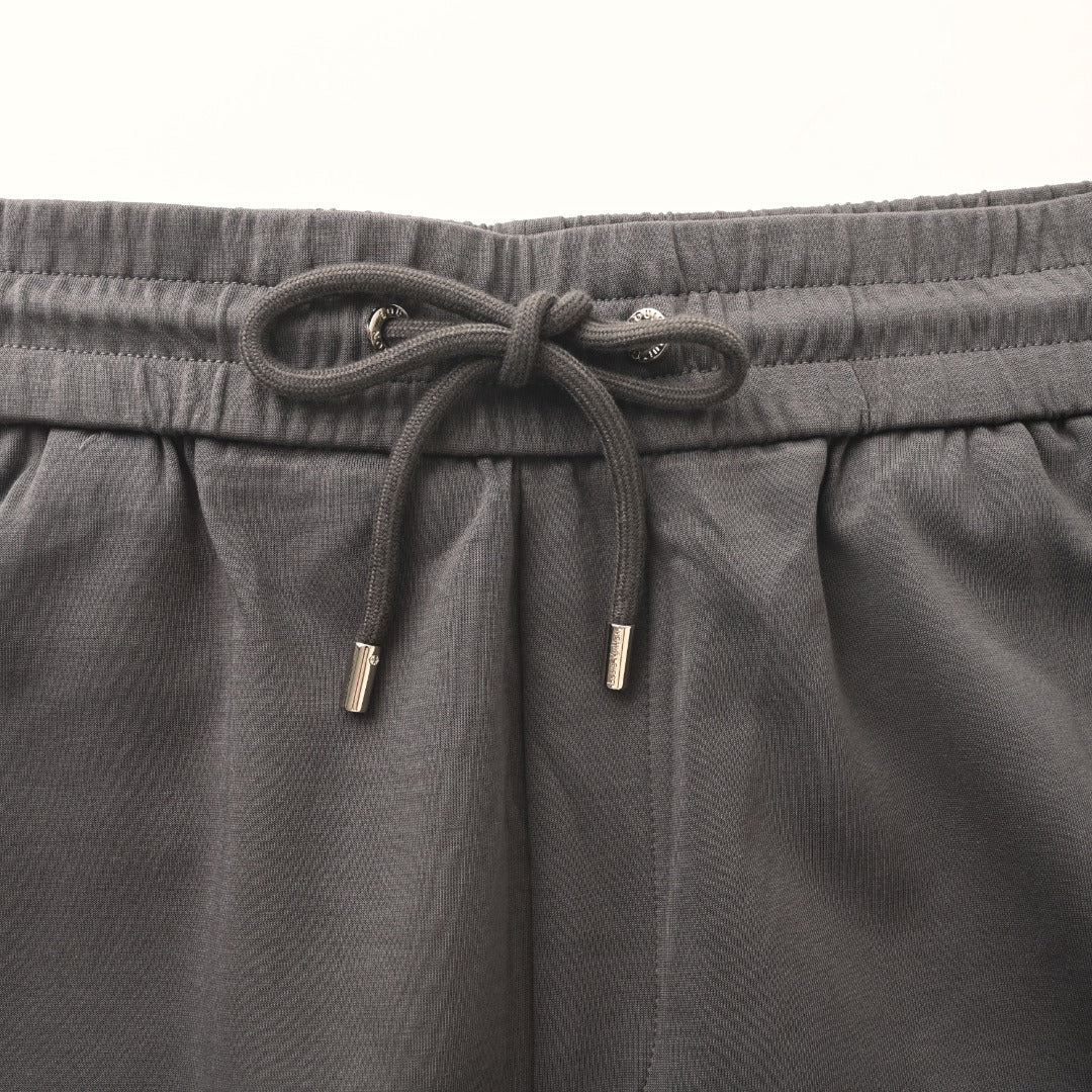 Printed Zip-Pocket Cuffed Jogger Trousers