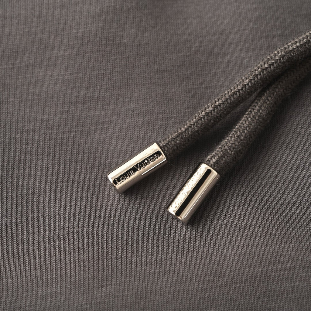 Printed Zip-Pocket Cuffed Jogger Trousers