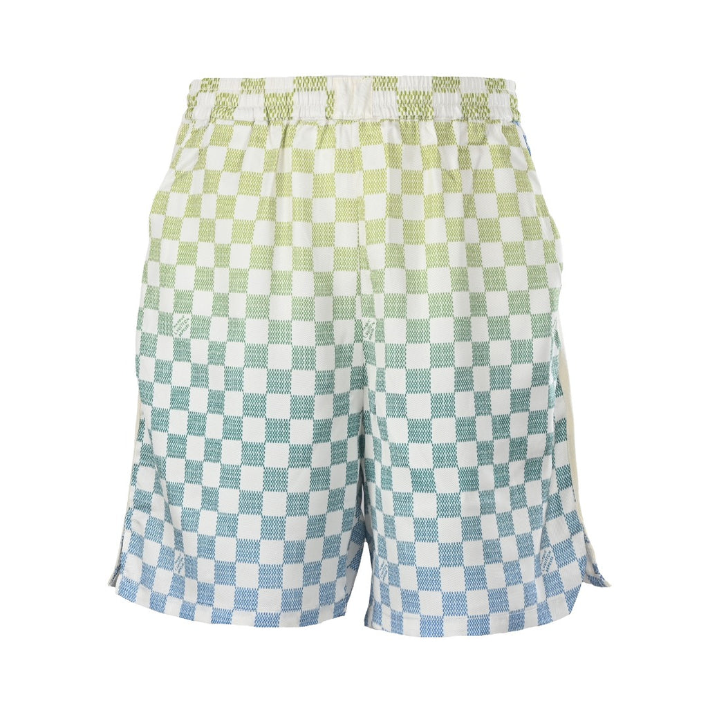 Gradient Checkerboard Shorts