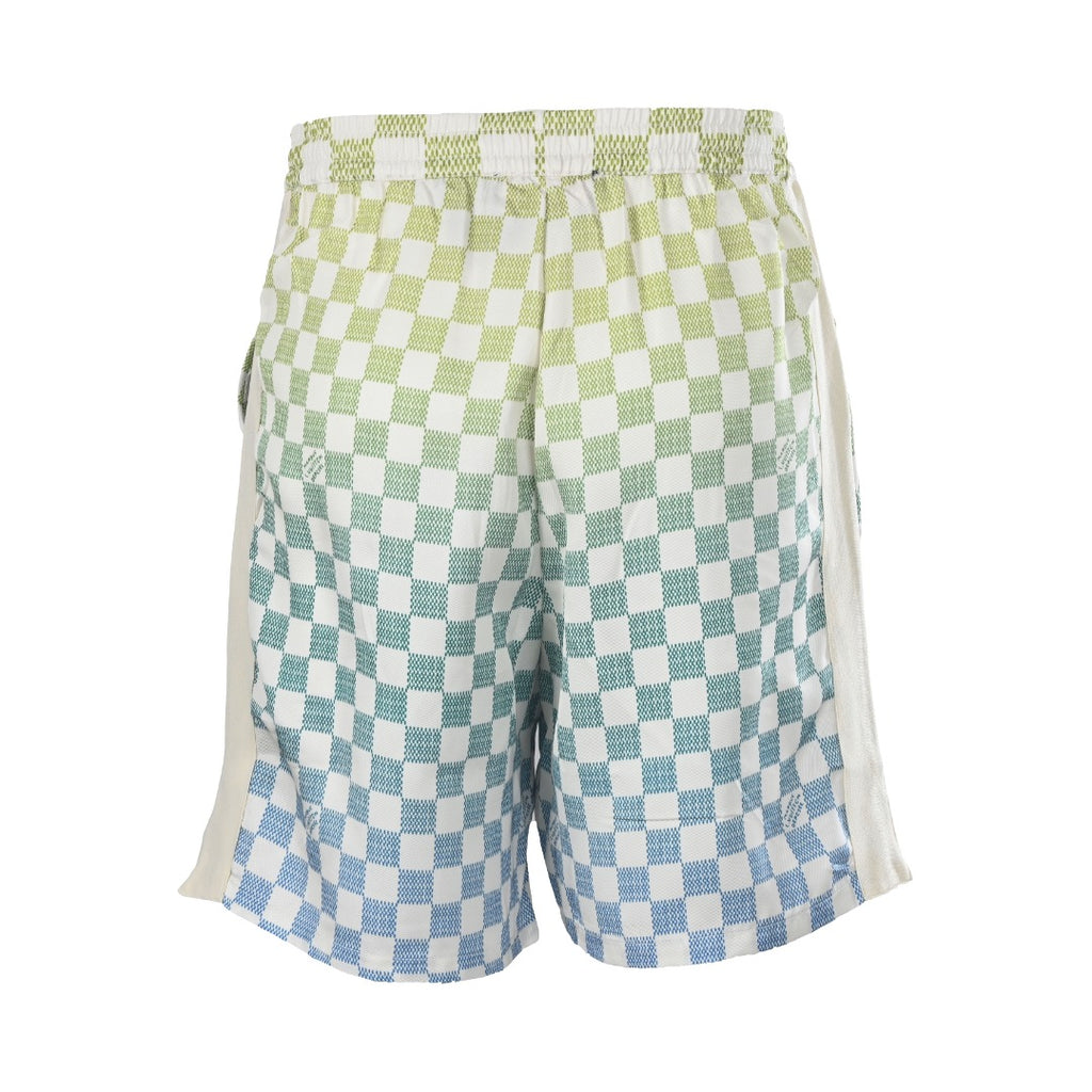 Gradient Checkerboard Shorts