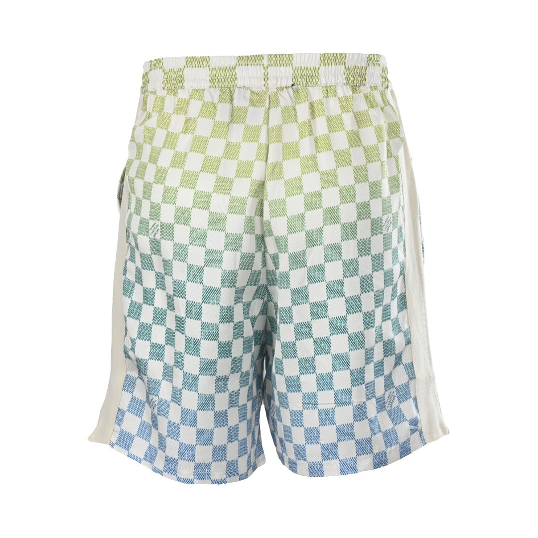 Gradient Checkerboard Shorts