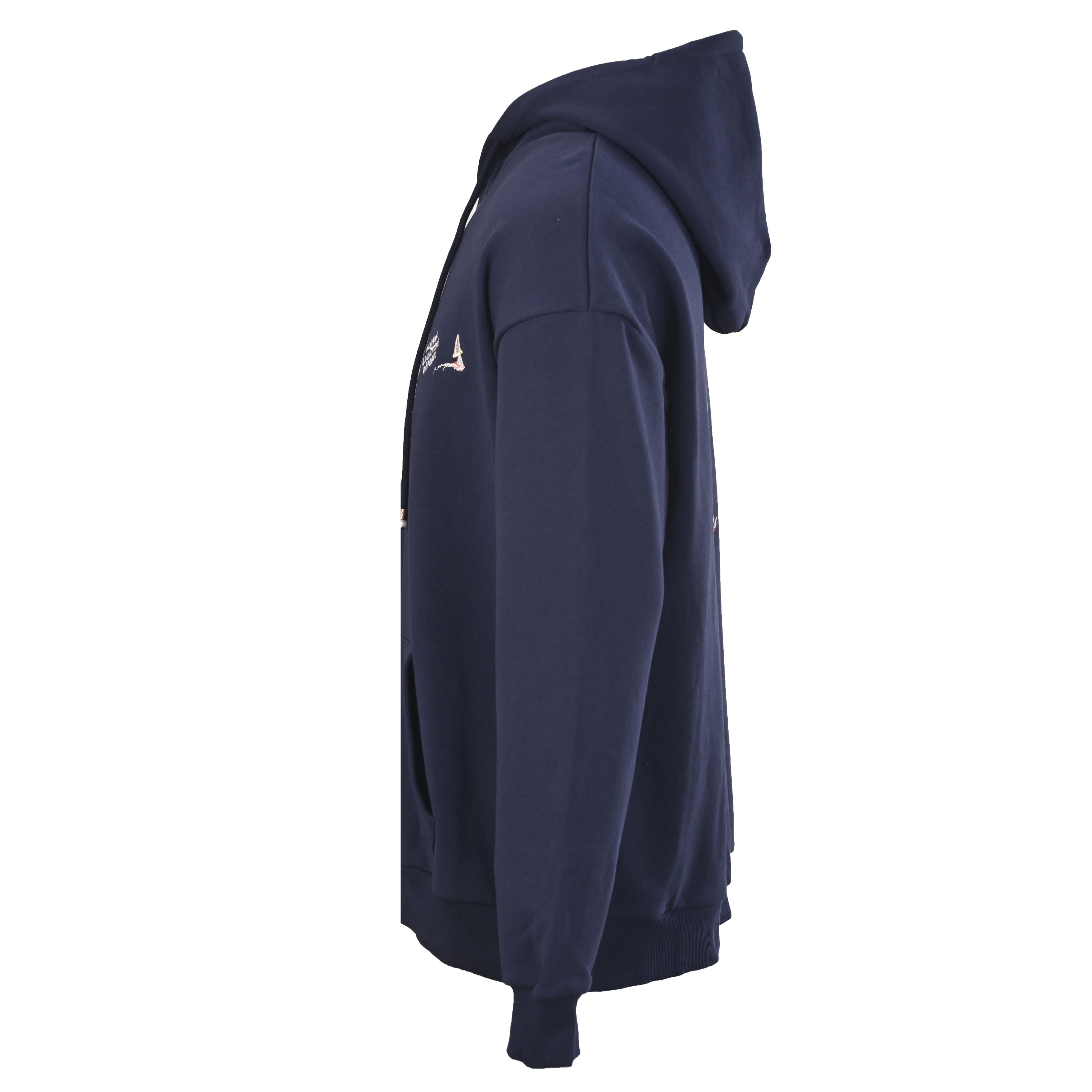 Sailboat Embroidered Pullover Hoodie