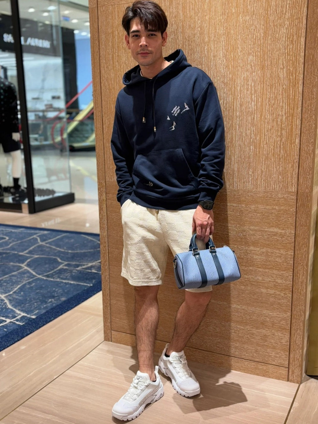 Sailboat Embroidered Pullover Hoodie