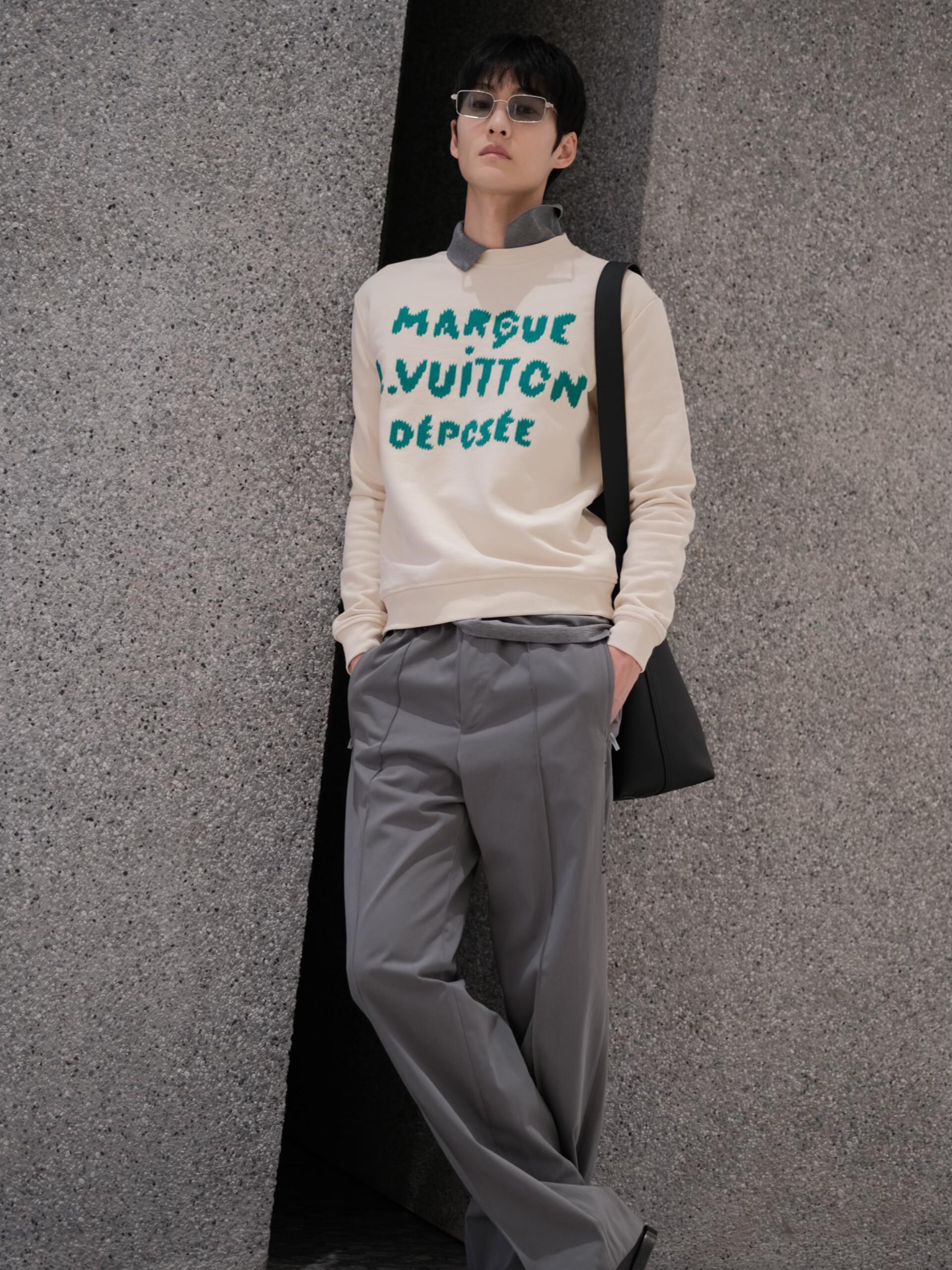 Embroidered Logo Crewneck Sweatshirt