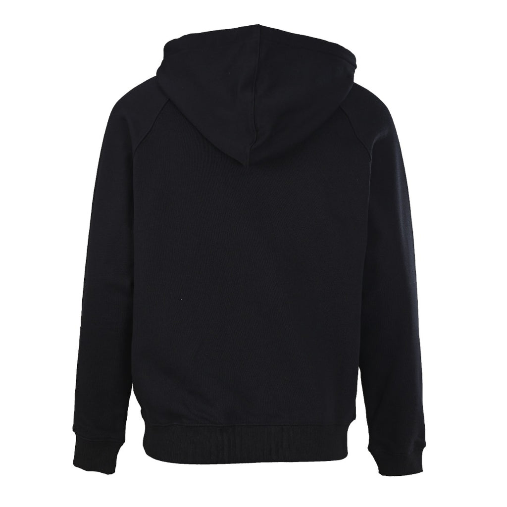 Rhinestone Letter Chest Pullover Hoodie