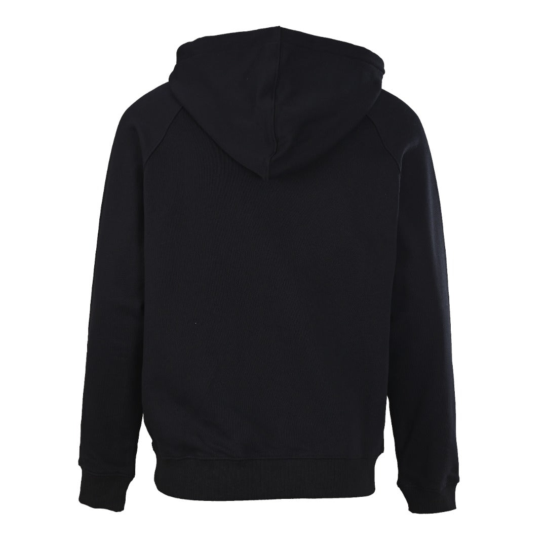 Rhinestone Letter Chest Pullover Hoodie